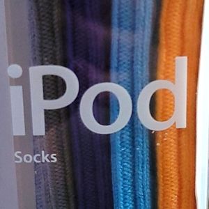 NEW in Box Genuine Apple Ipod Socks Covers In 4 Multi Colors M9720G/B 2004